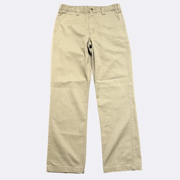 Carhartt Twill Work Pants B290 Size 34x34 Khakis Tan Workwear Wrinkle Resistant - Picture 3 of 11